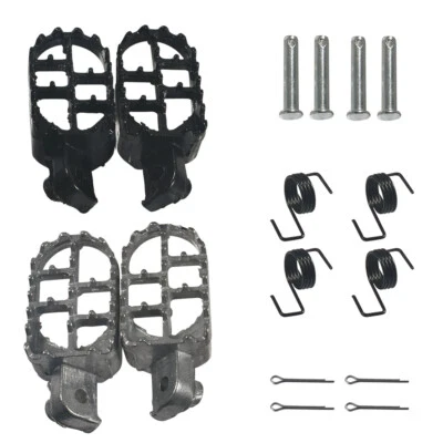 2*Reposapiés de aluminio para moto de cross Yamaha PW50 PW80 Honda XR50 XR/CRF 50/70 Foto 1 de 4