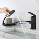 Wasserhahn Bad Waschtischarmatur Mischbatterie Waschbecken mit Ausziehbar Brause