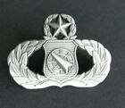 AIR FORCE USAF MASTER WEAPONS DIRECTOR BADGE EAGLE WREATH LAPEL PIN 1.5/8 INCHES