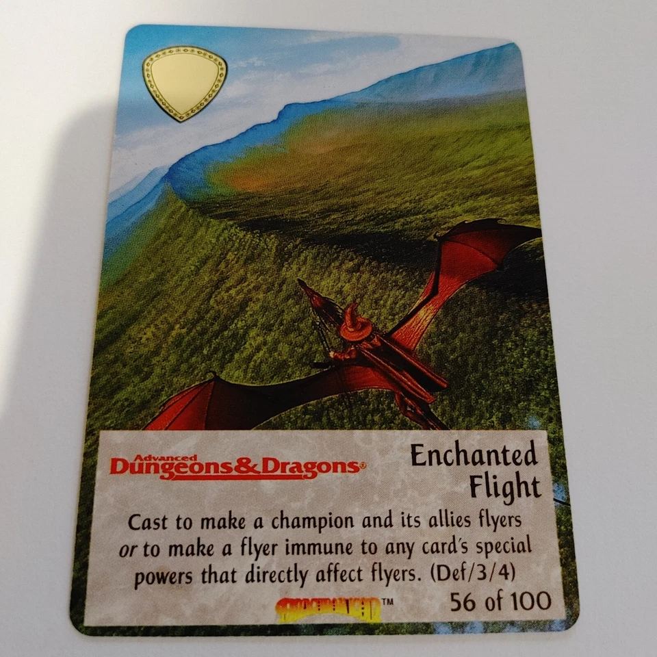 ENCHANTED FLIGHT --- SPELLFIRE CCG --- DRACONOMICON --- NM - Image 1 of 1