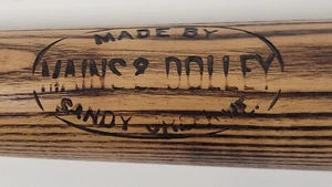 1890 1900 MAINS & DOLLEY PROFESSIONAL MODEL BASEBALL BAT CHICAGO WHITE STOCKINGS - Picture 1 of 6