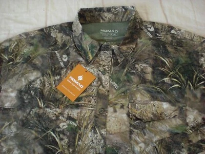 Nomad Mossy Oak Migrate Stretch-Lite L/S Camo Shirt, NWT - Men’s 3XL (XXXL), $80 - Image 1 of 4