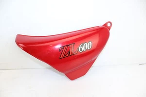 1986 KAWASAKI ZL600 LEFT SIDE COVER PANEL COWL FAIRING RED 36002-5261-7V - Picture 1 of 7
