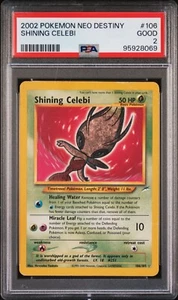 PSA 2 - SHINING CELEBI - 2002 POKEMON NEO DESTINY #106/105 - Imagen 1 de 2
