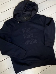 Neu, Kaputzenpullover, Massimo Dutti, Dunkelblau , Stickerei, Gr.XXL, Relaxed - Bild 1 von 2