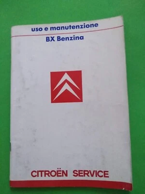 CITROEN BX 11-14-16 BENZINA LIBRETTO USO MANUTENZIONE   06/1987    (304) - Immagine 1 di 4