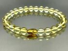 Amber Bracelet Gift Insect Baltic Amber Barrel Round Beads Insects 6,1G 17661
