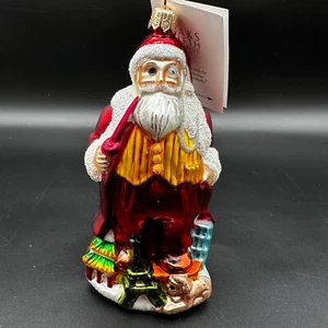 Radko SANTA FOR ALL NATIONS  1998 Saks Fifth Avenue Christmas 5.5" Ornament - Picture 1 of 19