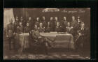 AK Aus grosser Zeit, Kaiser Wilhelm II. mie seinen Heerführern um einen Tisch 