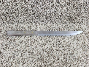 Vintage Forgecraft 12 7/8” Serrated Stainless Bread Slicing Knife Blade USA - Picture 1 of 5
