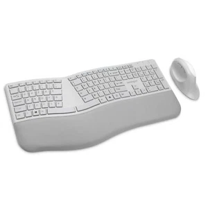 Kensington Pro Fit Ergonomic Wireless Keyboard and Mouse - Grey (K75407US) - Picture 1 of 8