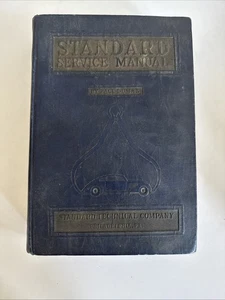 STANDARD SERVICE MANUAL 1936 1st Ed Paul Dumas Standard Tech Co Philadelphia PA - Picture 1 of 9