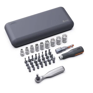 Polycarbonate and Alloy Steel Mini Ratchet and Screwdriver Set 41-Pieces` - Picture 1 of 17