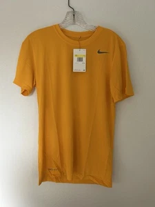 Nike Tee Dri-Fit Training Polyester T-Shirt Gelb 727982-727 Herren Gr. Sm. Neu mit Etikett - Bild 1 von 14