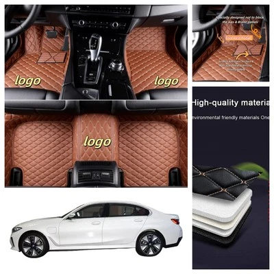 For BMW 5-series Car Floor Mats Custom Handmade All Weather Waterproof Liners Foto 1 de 4