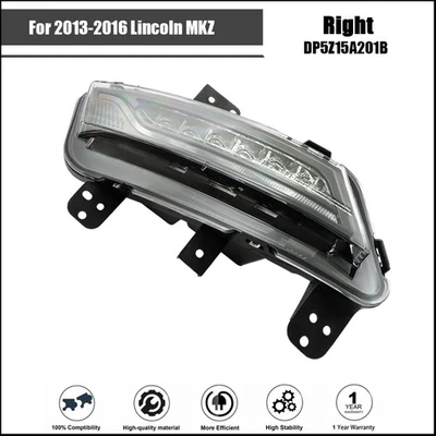 Conjunto de faro antiniebla LED delantero derecho del lado del pasajero para Lincoln MKZ 2013-2016 transparente Foto 1 de 4