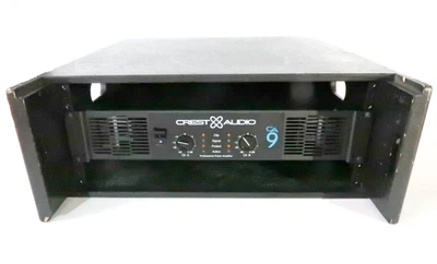 CREST AUDIO  2000W Power Amplifier Model: CA 9 with Heavy Duty Rack Case - Image 1 of 4