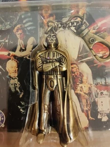Portachiavi Star Wars 1996 metallo pressofuso prodotto Placo vintage DARTH VADER sigillato - Foto 1 di 3