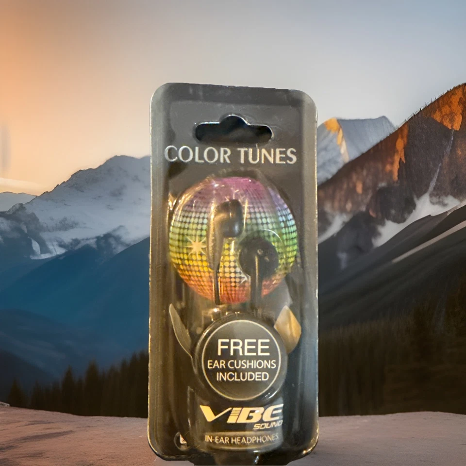 Auriculares estéreo internos Vibe Color Tunes VS-120-BLK negros cantidad descuento Foto 1 de 4