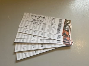 Boleto Orioles vs TB 6-28-25 debut MLB Joe Rock / Ripken Iron Man Bobble Night - Imagen 1 de 1