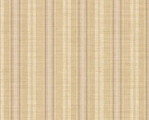 Stripe Wallpaper in Browns, Cream and Rose Document by Wallquest DM21604 - Picture 1 of 1