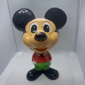 VINTAGE MICKEY MOUSE 1976 TALKING CHATTER CHUM PULL STRING DISNEY TOY - Picture 1 of 5