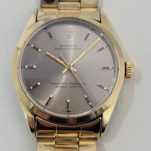 Mens Rolex Oyster 1024 w Rolex Box Paper 34mm 1960s Gold Capped Automatic RA200 - Picture 1 of 13