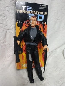 1997 Kenner Terminator 2 3-D T-800 12" Action Figure Arnold Schwarzenegger - Picture 1 of 20