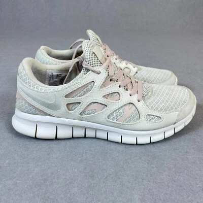 Nike Free Run 2 Running Sneakers Shoes Pure Platinum Women's 9.5 Ivory Beige - Image 1 of 4