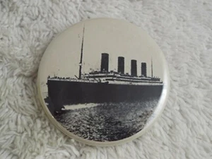 TITANIC ~ 2-1/4" Button Pinback Pin (A3) - Picture 1 of 2