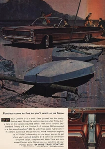 Pontiac Catalina 1964: Fine Fierce anuncio impreso vintage - Imagen 1 de 1