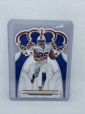 2019 PANINI CHRONICLES CROWN ROYALE Rookie RC Devin Singletary #CR-23 - Image 1 of 2