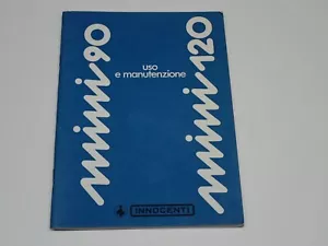 MINI 90 MINI 120 INNOCENTI LIBRETTO USO E MANUTENZIONE 1978 - Imagen 1 de 5