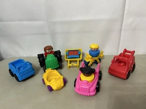 Vintage Fisher Price Little People Chunky Tots Figures People Tractor Car 10 Pc - Picture 1 of 8