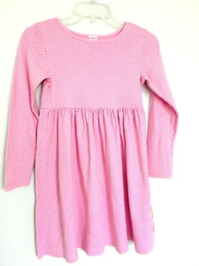 Gymboree Vintage 2003 Girls Puppy Love Dog Paw Polka Dot Pink Dress Size 8 3XL - Picture 1 of 7