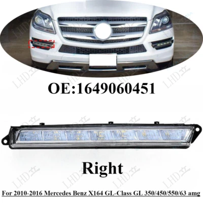 Luz antiniebla delantera derecha para Mercedes Benz GL X164 GL450/550 ML63 2010-16 Foto 1 de 4