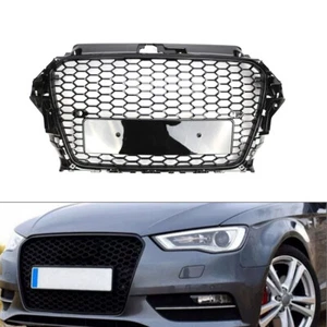 Front Bumper Radiator Grille Mesh Grill For Audi A3 S3 8V Pre-Facelift 2013-2016 - Picture 1 of 10