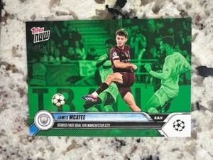 2024-25 Topps Now UEFA Green Parallel Card 94/99 Manchester City James Mcatee 19 - Bild 1 von 1
