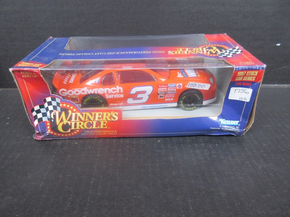 1997 Winners Circle Wheaties #3 Dale Earnhardt 1:24th  race car/rough box - Image 1 of 1