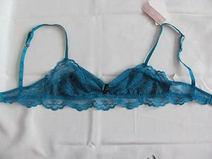 Bralette Ella Moss Underella Mimi Verde Encaje - Talla Pequeña - 32 A B C - Venta al por menor $50 - Imagen 1 de 9