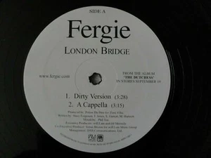 FERGIE "LONDON BRIDGE" VINYL ORIGINAL 2006 A & M RECORDS AMRR-11862-1 NM - Picture 1 of 2