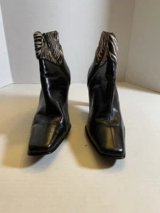 J. Renee Saharra Leopard Print Ankle Boot Size 11 - Picture 1 of 8