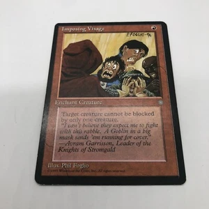 Magic The Gathering Imposing Visage Ice Age Common Creature - Picture 1 of 13