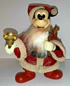 Santa's World Walt Disney Mickey in Santa Suit Table Piece - Imagen 1 de 12