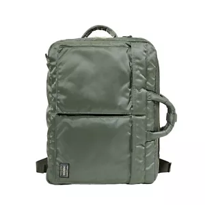 PORTER TANKER 3WAY DOCUMENT BAG 622-26108 Sage Green Yoshida & Co. JAPAN Made - Picture 1 of 8