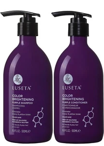 Juego de champú y acondicionador Luseta Color púrpura iluminador para cabello rubio y gris - Imagen 1 de 3