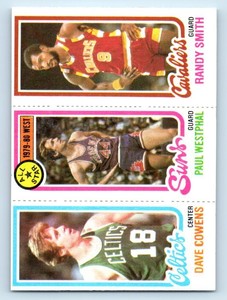 1980 Topps #16 Dave Cowens Paul Westphal Randy Smith Singles NM