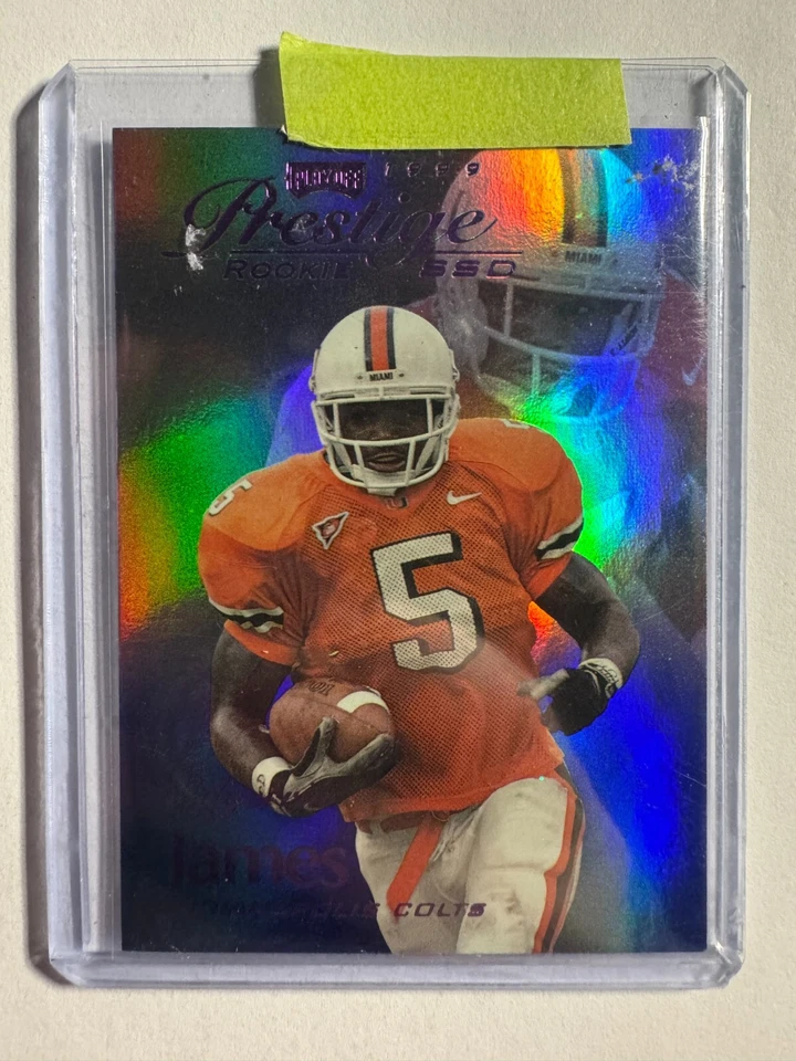 K299,107 - 1999 Playoff Prestige SSD Spectrum Purple #164 Edgerrin James #/500 - Image 1 of 1