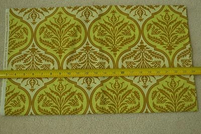 Por 1/2 yarda, medallones verdes y marrones en tela de edredón, Westminster/Dewberry, C2531 Foto 1 de 4