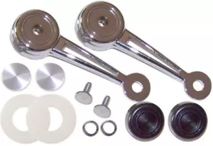 MUSTANG DELUXE DOOR WINDOW HANDLES KIT 12PC,1971 & EARLY 1972 - Picture 1 of 1